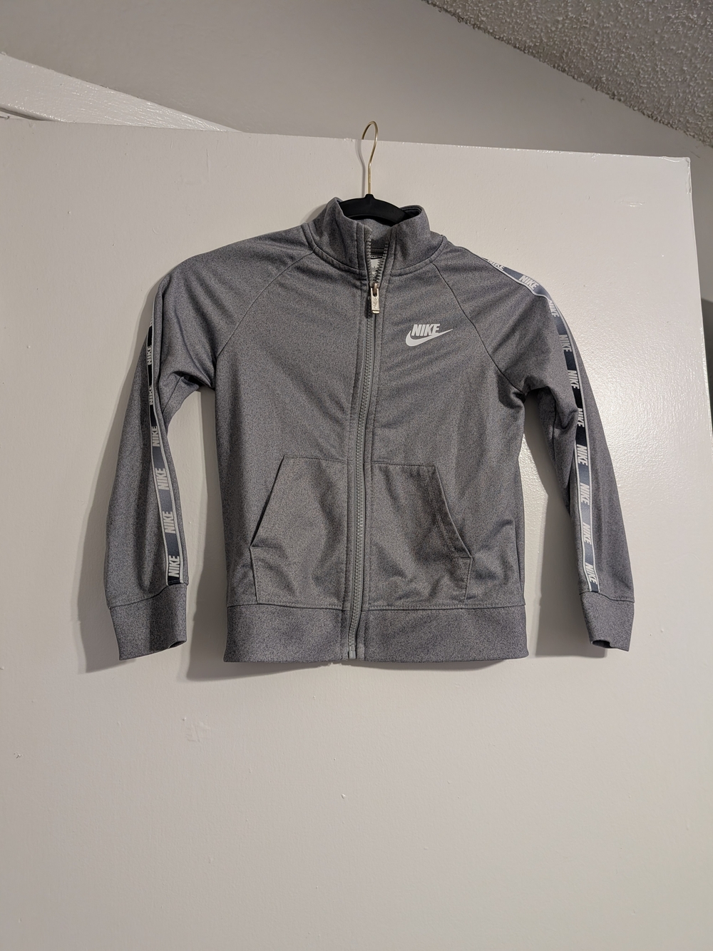 Nike Grey Full-Zip Track Jacket